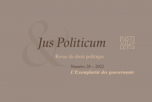 Le numéro 28 de la revue Jus Politicum est paru