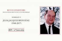 Visuel de l'ouvrage en hommage à Jean-Jacques Bienvenu